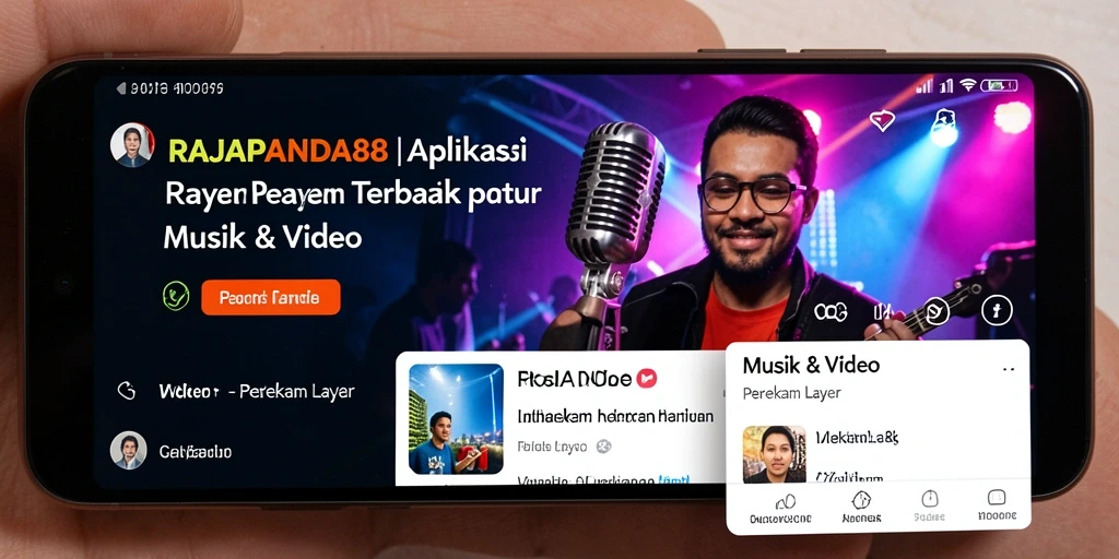 Antarmuka RAJAPANDA88 saat merekam layar dengan berbagai fitur.