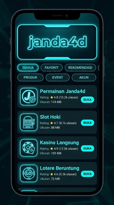 Tampilan katalog aplikasi janda4d